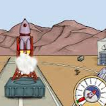 Into Space Flying Game
